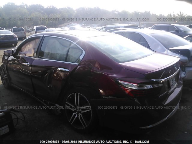 1HGCR2F12HA290358 - 2017 HONDA ACCORD SPORT SPECIAL EDITION RED photo 3