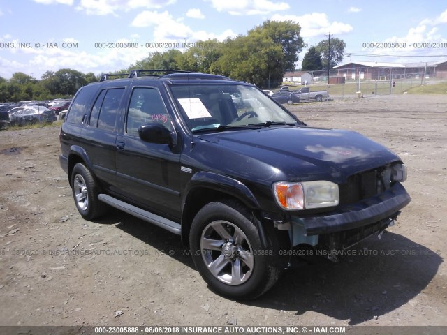 JN8DR09Y84W910731 - 2004 NISSAN PATHFINDER LE/SE BLACK photo 1