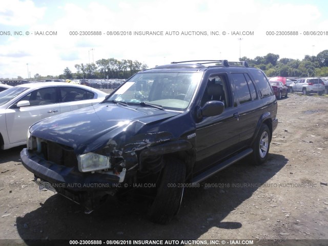 JN8DR09Y84W910731 - 2004 NISSAN PATHFINDER LE/SE BLACK photo 2