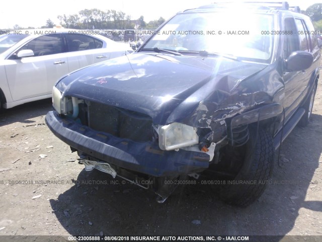 JN8DR09Y84W910731 - 2004 NISSAN PATHFINDER LE/SE BLACK photo 6
