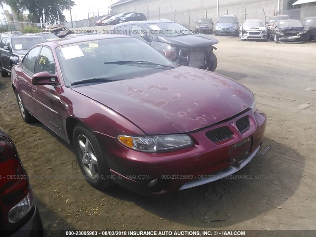 1G2WK52J81F138606 - 2001 PONTIAC GRAND PRIX SE MAROON photo 1