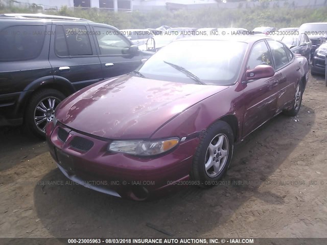 1G2WK52J81F138606 - 2001 PONTIAC GRAND PRIX SE 栗色 照片 2