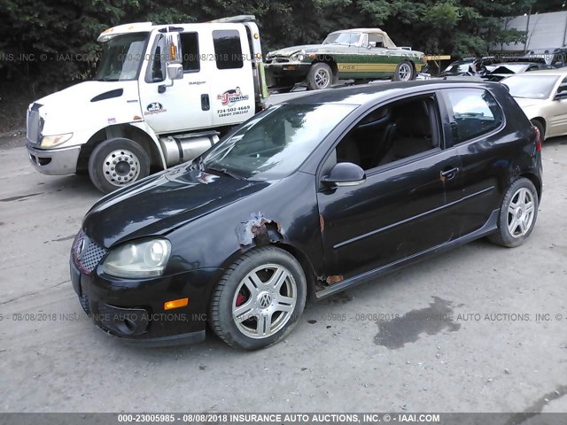 WVWEV71K26W082206 - 2006 VOLKSWAGEN NEW GTI BLACK photo 2