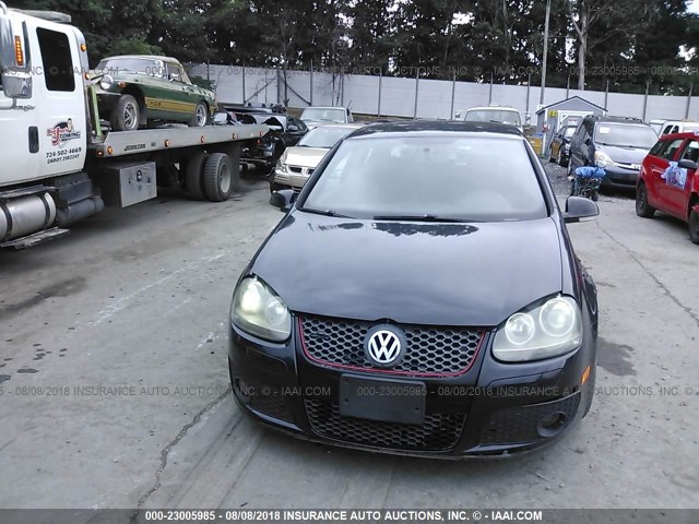 WVWEV71K26W082206 - 2006 VOLKSWAGEN NEW GTI BLACK photo 6