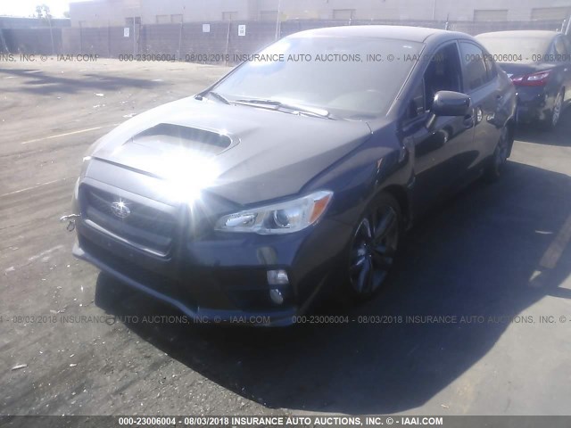 JF1VA1E6XH9839835 - 2017 SUBARU WRX PREMIUM BLACK photo 2