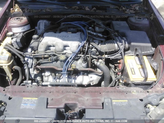 1G1NE52J32M573540 - 2002 CHEVROLET MALIBU LS RED photo 10