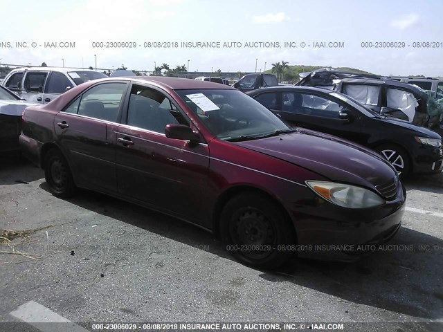 4T1BE32K94U281073 - 2004 TOYOTA CAMRY LE/XLE/SE Qırmızı foto 1