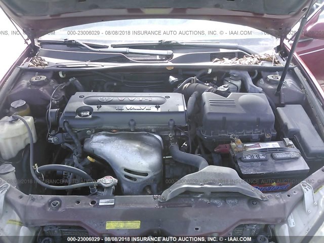 4T1BE32K94U281073 - 2004 TOYOTA CAMRY LE/XLE/SE Qırmızı foto 10