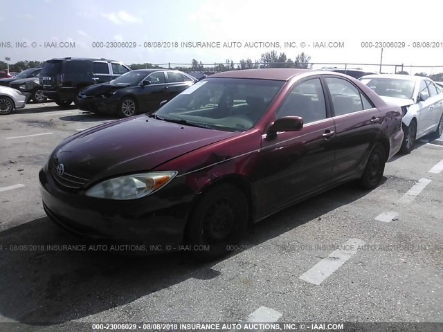 4T1BE32K94U281073 - 2004 TOYOTA CAMRY LE/XLE/SE Qırmızı foto 2