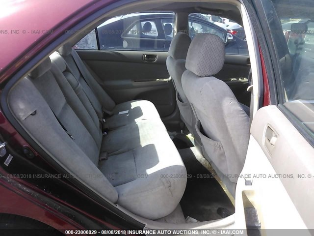 4T1BE32K94U281073 - 2004 TOYOTA CAMRY LE/XLE/SE Qırmızı foto 8