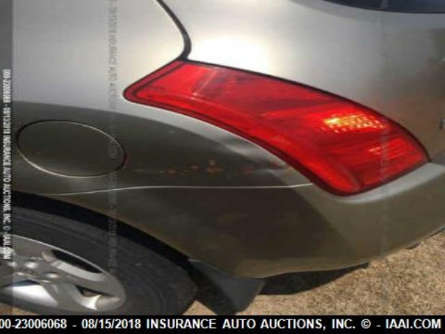 JN8AZ08W25W425800 - 2005 NISSAN MURANO SL/SE/S GOLD photo 6