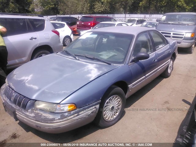 2C3HD56T1SH604973 - 1995 CHRYSLER CONCORDE BLUE photo 2