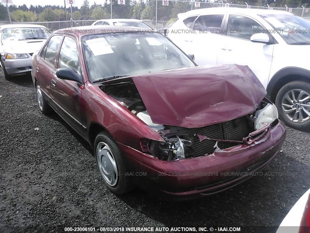 1NXBR12E1XZ231422 - 1999 TOYOTA COROLLA VE/CE/LE 红色 照片 1