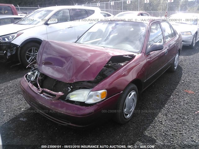 1NXBR12E1XZ231422 - 1999 TOYOTA COROLLA VE/CE/LE 红色 照片 2