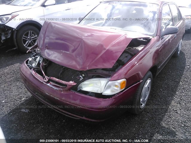1NXBR12E1XZ231422 - 1999 TOYOTA COROLLA VE/CE/LE 红色 照片 6