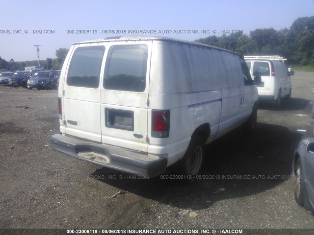 1FTSE34L43HA46730 - 2003 FORD ECONOLINE E350 SUPER DUTY VAN WHITE photo 4