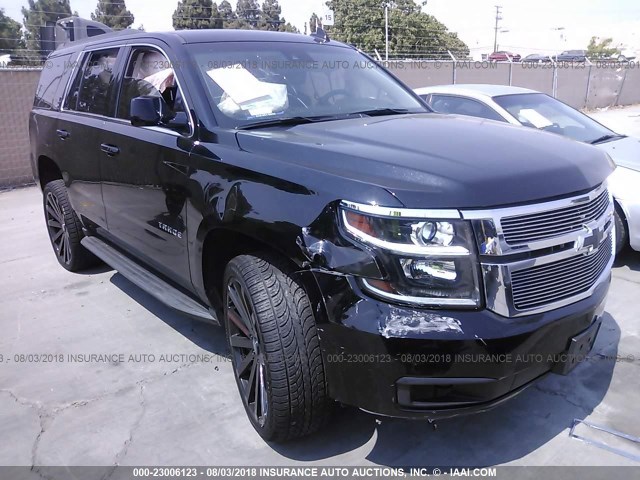 1GNSCBKC8FR548682 - 2015 CHEVROLET TAHOE C1500 LT BLACK photo 1