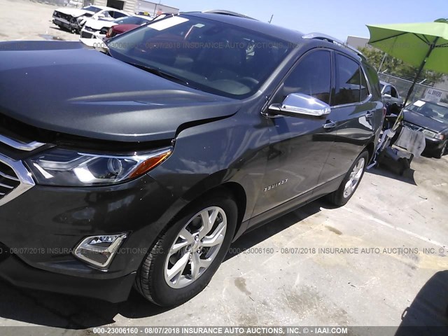 2GNAXMEV2J6310453 - 2018 CHEVROLET EQUINOX PREMIER GRAY photo 2