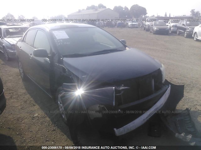 JTDBL40E899089036 - 2009 TOYOTA COROLLA LE/XLE BLACK photo 1
