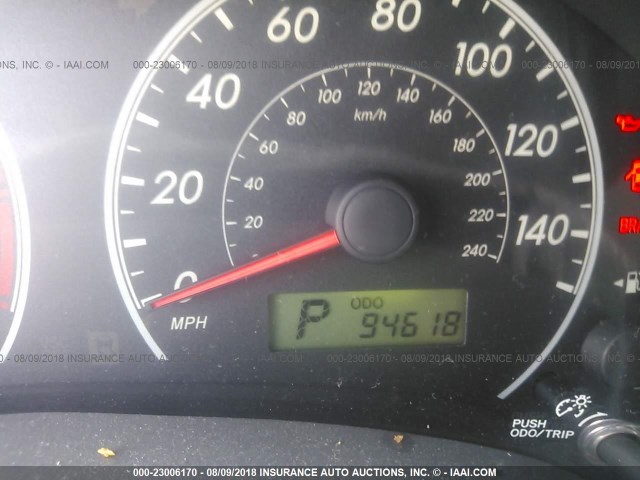 JTDBL40E899089036 - 2009 TOYOTA COROLLA LE/XLE BLACK photo 7