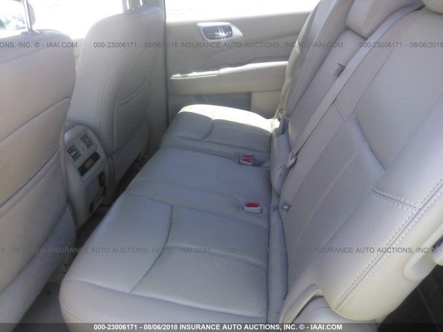 5N1AR2MN7FC708745 - 2015 NISSAN PATHFINDER S/SV/SL/PLATINUM 红色 照片 8