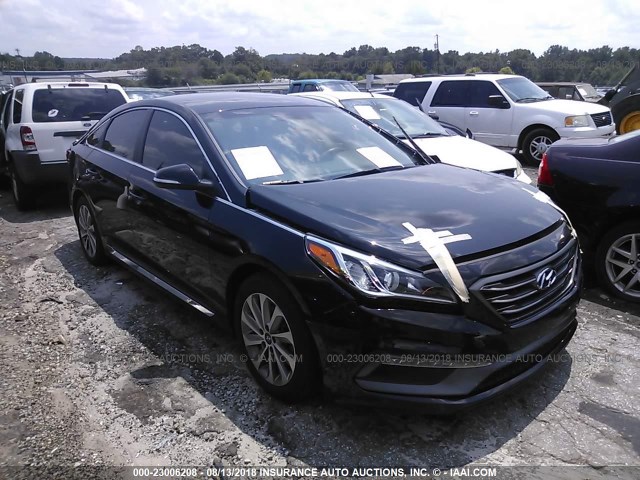 5NPE34AFXHH487097 - 2017 HYUNDAI SONATA SPORT/LIMITED BLACK photo 1