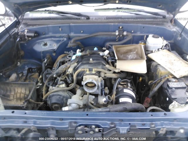 5TBDT44166S524416 - 2006 TOYOTA TUNDRA DOUBLE CAB SR5 BLUE photo 10