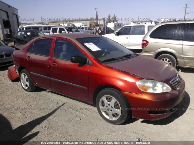 1NXBR32EX6Z612549 - 2006 TOYOTA COROLLA CE/LE/S RED photo 1