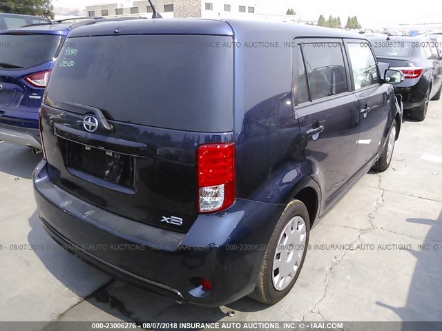 JTLZE4FE4FJ076296 - 2015 TOYOTA SCION XB Blau Foto 4