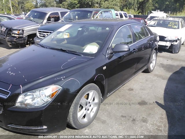 1G1ZH57B28F239653 - 2008 CHEVROLET MALIBU 1LT 黑色 照片 2