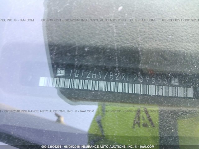 1G1ZH57B28F239653 - 2008 CHEVROLET MALIBU 1LT 黑色 照片 9