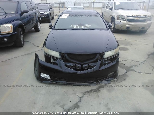 19UUA65604A026341 - 2004 ACURA TL BLACK photo 6