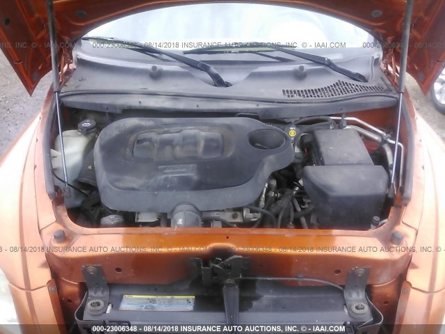 3GNDA13D26S668216 - 2006 CHEVROLET HHR LS Naranja foto 10