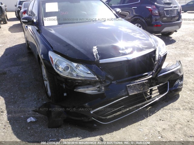 KMHGC4DD7EU261759 - 2014 HYUNDAI GENESIS 3.8L BLACK photo 6