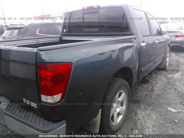 1N6AA07A84N545398 - 2004 NISSAN TITAN XE/SE/LE GREEN photo 4