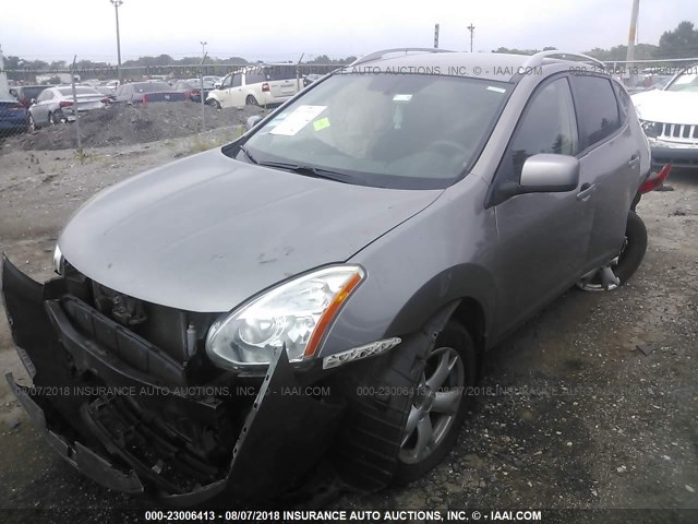 JN8AS58V39W185462 - 2009 NISSAN ROGUE S/SL SILVER photo 2