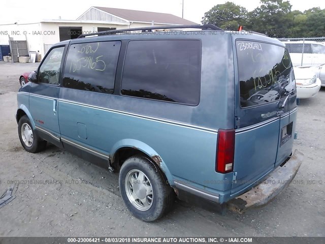 1GNEL19W7SB114764 - 1995 CHEVROLET ASTRO TURQUOISE photo 3