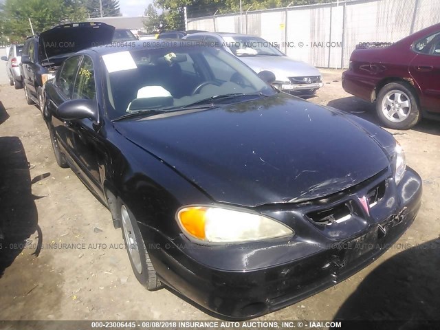 1G2NE52F24M552057 - 2004 PONTIAC GRAND AM SE BLACK photo 1