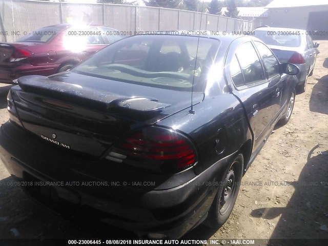 1G2NE52F24M552057 - 2004 PONTIAC GRAND AM SE BLACK photo 4