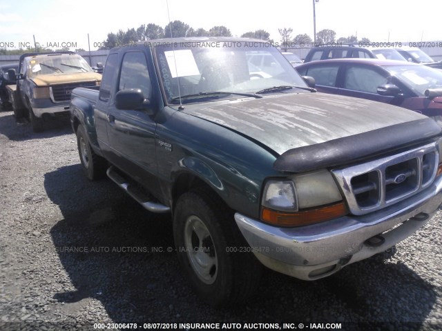 1FTZR15XXYTA30934 - 2000 FORD RANGER SUPER CAB GREEN photo 1