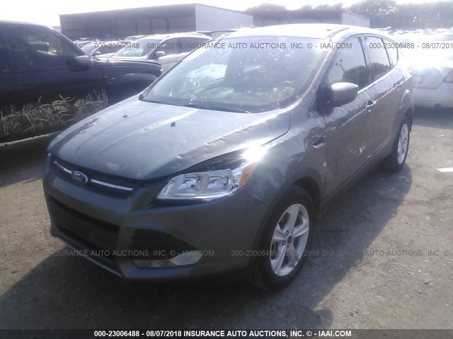 1FMCU9GX1EUC08120 - 2014 FORD ESCAPE SE 灰色 照片 2