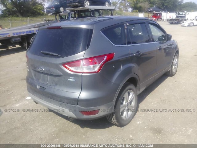1FMCU9GX1EUC08120 - 2014 FORD ESCAPE SE 灰色 照片 4