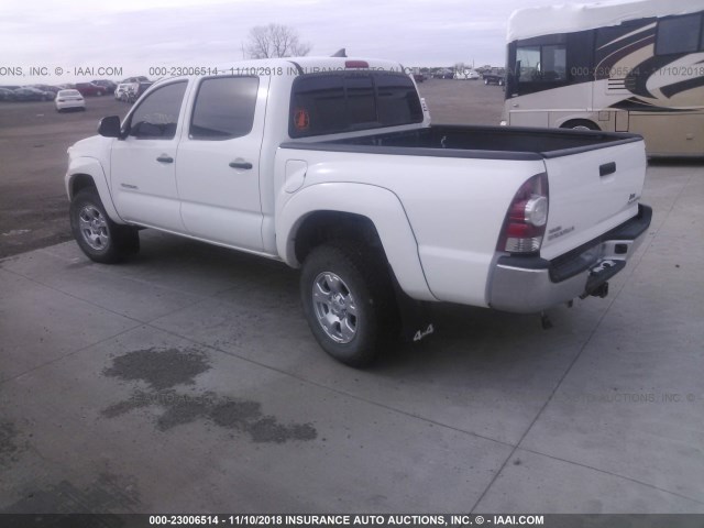 3TMLU4EN6EM145738 - 2014 TOYOTA TACOMA DOUBLE CAB 白色 照片 3