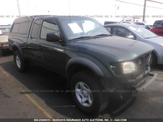 5TESN92N92Z077783 - 2002 TOYOTA TACOMA XTRACAB PRERUNNER მწვანე ფოტო 1