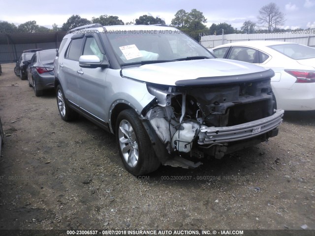 1FMHK7F81CGA25144 - 2012 FORD EXPLORER LIMITED SILVER photo 1