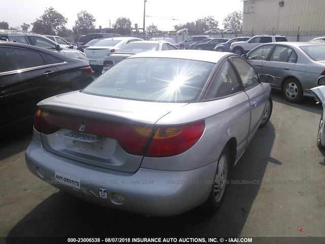 1G8ZY14721Z319985 - 2001 SATURN SC2 SILVER photo 4