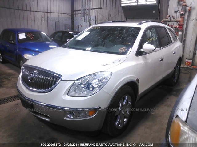 5GAEV23728J103424 - 2008 BUICK ENCLAVE CXL თეთრი ფოტო 2