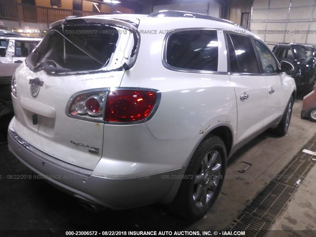 5GAEV23728J103424 - 2008 BUICK ENCLAVE CXL თეთრი ფოტო 4