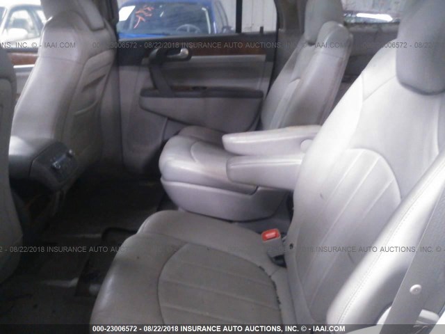 5GAEV23728J103424 - 2008 BUICK ENCLAVE CXL თეთრი ფოტო 8