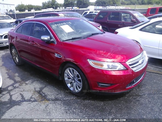 1FAHP2FW4AG159978 - 2010 FORD TAURUS LIMITED RED photo 1